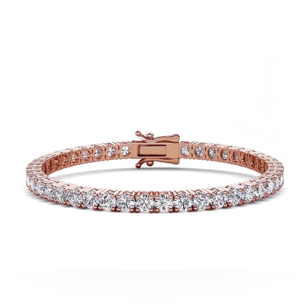 Rose Gold Tennis Bracelet